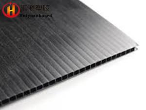 Moisture Proof Black Eco Friendly ESD Corrugated Plastic Sheet Anti UV