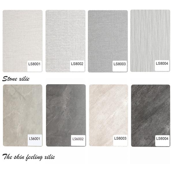 Кожа внутреннего художественного оформления администрации чувствует ширину 1.22m панелей стены PVC