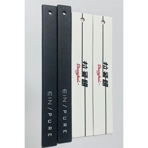 Snap Lock Style Clear Plastic Clothing Hang Tag for Clothing Labelin