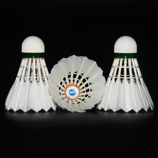 Super Class Goose Feather Shuttlecock Badminton For International Tournament