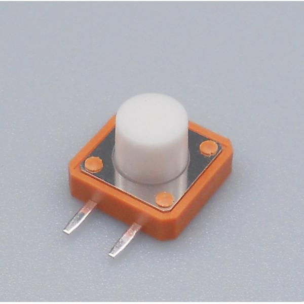 High Operating Force Silent Tactile Switch 4 Pins Terminal Low Contact