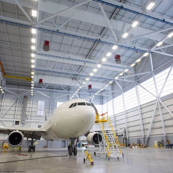 Strong Light Steel Frame Structures For Aircraft Parking As Light Steel Frame