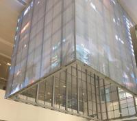 G3.91-7.82mm Transparent LED Screen 500x1000mm Indoor Advertising Display