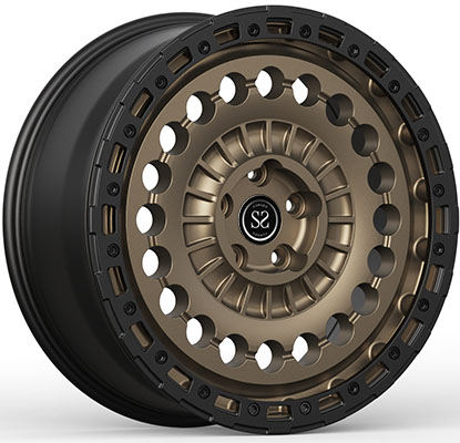 Tayota Land Cruiser 200 Custom Bead Lock Rims 20x8.5 Gloss Bronze