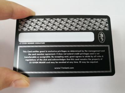 fibra preta matte luxuosa do carbono dos cartões do metal de 0.5mm modelada