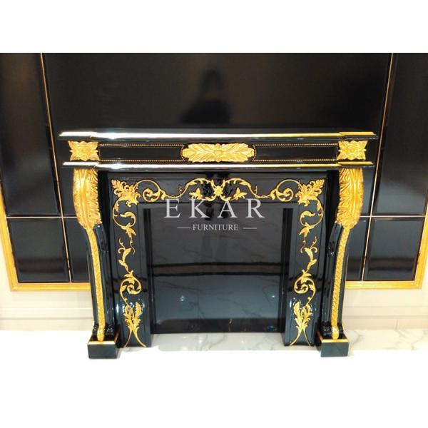 Wooden Fireplace decorative wall mounted indoor fireplace mantel FFP-138