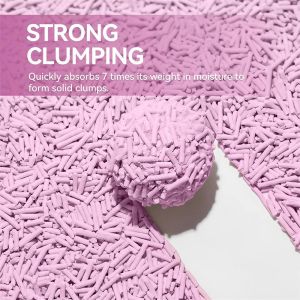 Pet Supply Odorless Sustainable Lightweight Lavender Tofu Cat Litter Fast Clumping Cat Litter Sand