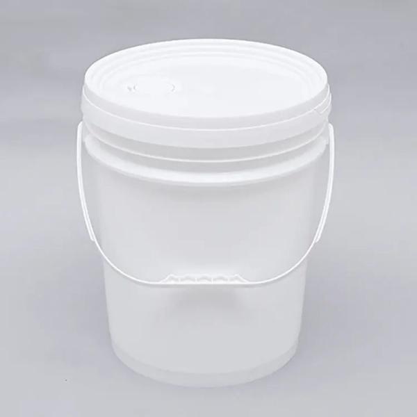 Custom Printed Round Plastic Paint Buckets With Sturdy Handle