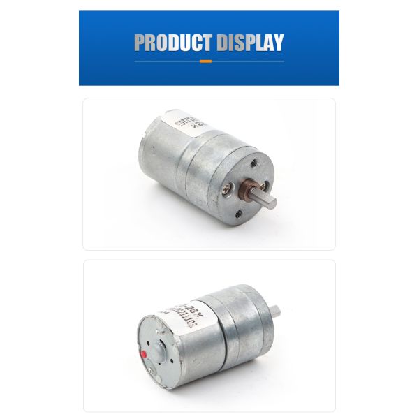 Futeng Motor Custom 25mm Mini Gearmotor 12v 24v High Torque DC Spur Gear Motor for Robot