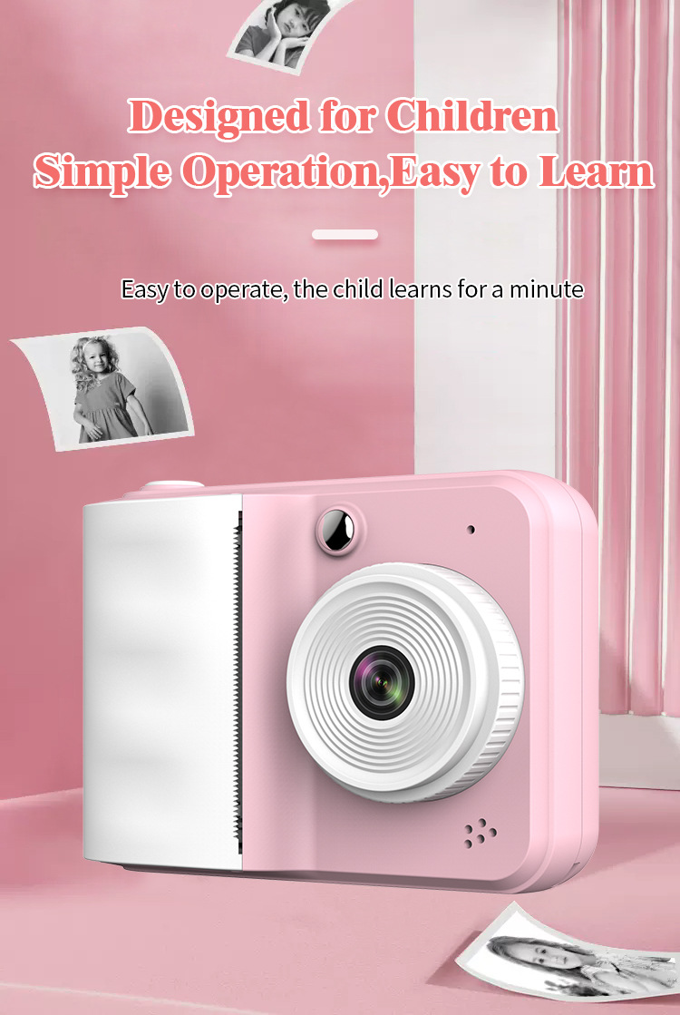 Cross-border Exclusive Supply of Instant Print Digital Cameras, Children's Mini Cameras, High-pixel Toy Mobile Phones, and Camer