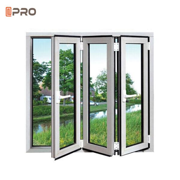Double Glazed Glass 6063 T5 Aluminium Bifold Windows