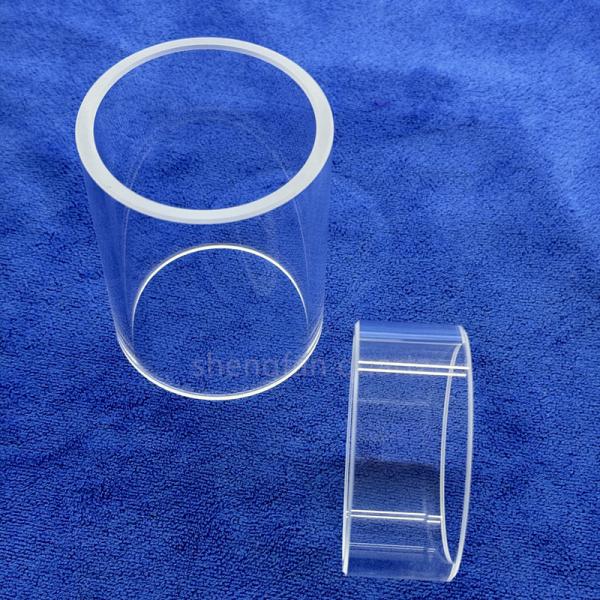 High Purify Customized Polished Transparent Glass Quartz Tube