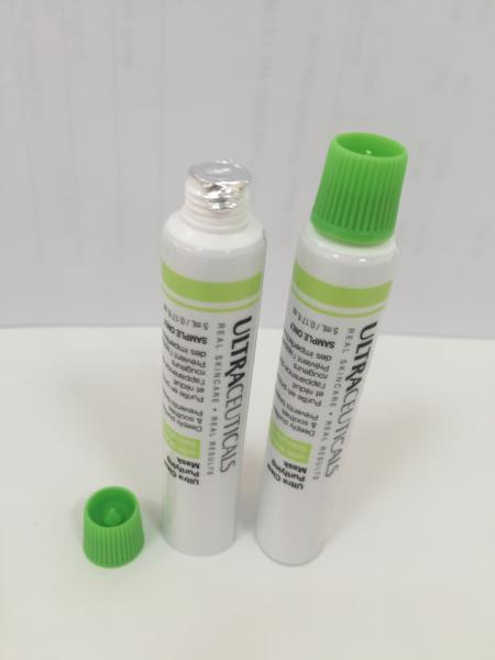 Tubo de dentífrico redondo laminado de alumínio hermético do selo da higiene com tampão do fez