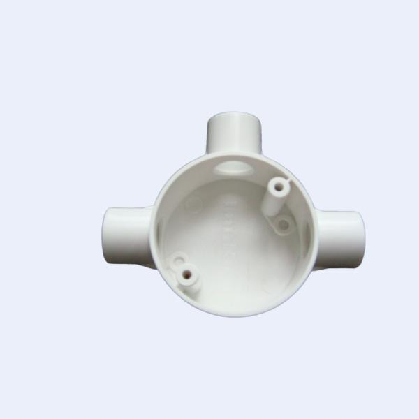 Preto branco do diâmetro circular do padrão 65mm da caixa terminal LSZH BS do Pvc de UPVC