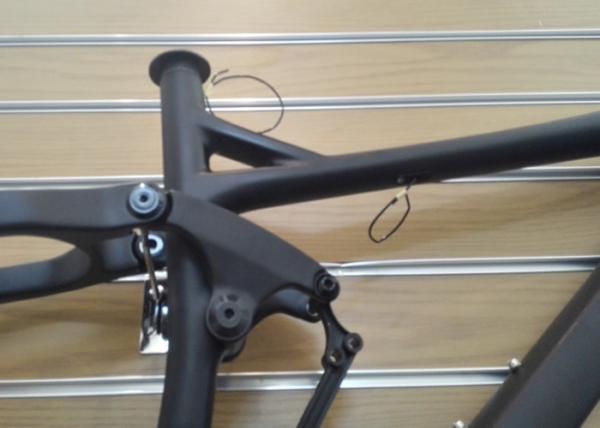 Boost 27.5er/29er Carbon Trail/AM Full Suspension Frame 140mm Mountain Bike 148x12 através do eixo