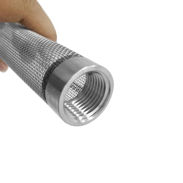 Seamless Welded 304 Stainless Steel Filter Tube For Wine Beer Brewing Filtration