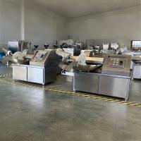 Cortador de cuenco de vacío de doble velocidad Procesamiento de carne Producción de salchichas consistentes de alta eficiencia