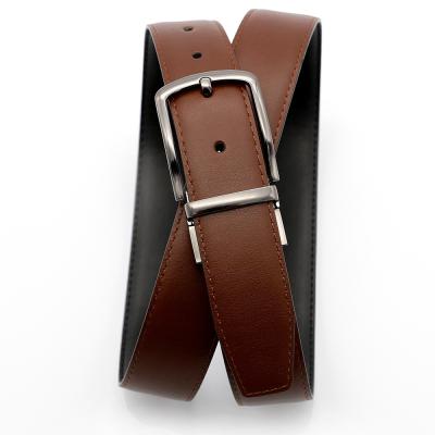 Faixa genuína de Pin Buckle Waist Strap Belts da liga da correia de couro dos homens de alta qualidade da forma