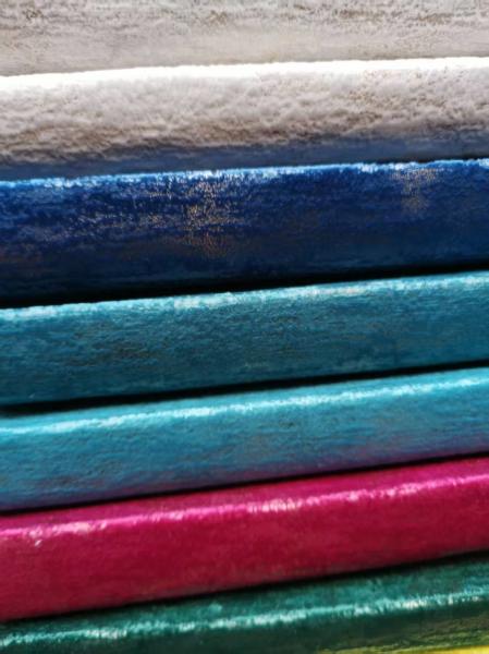 100% Polyester Foil Print Fabric Knitted Shrink Resistant For Sofa