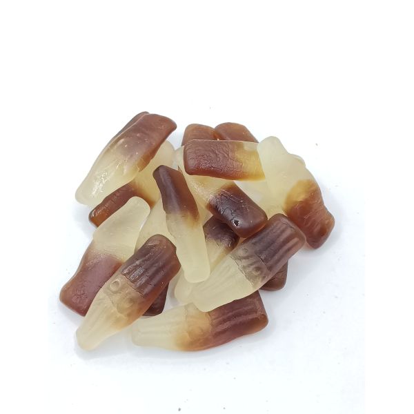 Authentic Cola Bottle Shaped Gummy Candy Real Cola Soda Flavor Springy Chewy Soya Candy For Kids Party Gift Box Convenience Store Confectionery Wholesale Importers