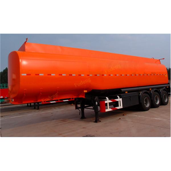 3 Axles 42 CBM Fuel Tanker Semi Trailer FUWA axles diesel tanker trailer for sale