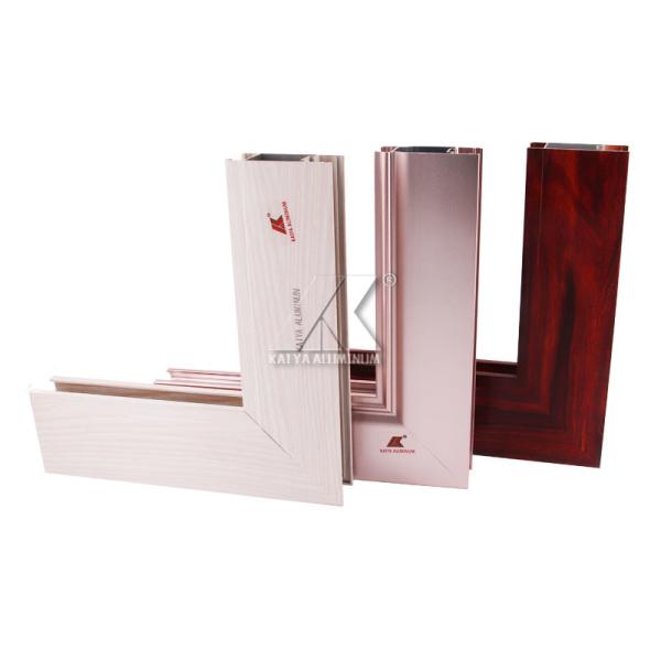 Wood Grain Villas Aluminum Window Profiles 6061 T4 GB2008