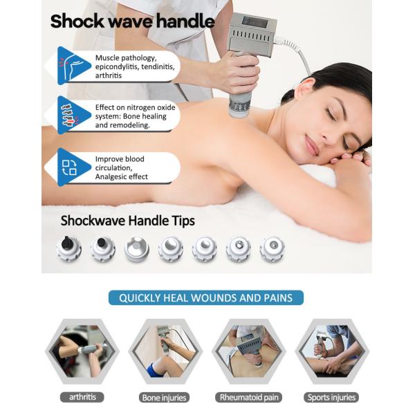 4 en 1 EMS máquina de onda de choque 448K máquina de terapia de vacío para dar forma al cuerpo