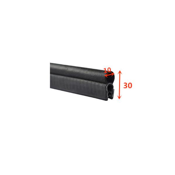 Built-In Rubber Sealing Strip Custom U Shape Edge Trim for Eco-Friendly Steel Sheet