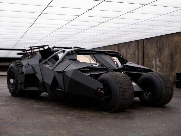 event party deco  batman's car model car motor as decoration statue in shop/ mall /event celebrity activity
