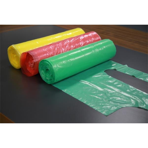Plastic Coloured Disposable Bin Liners , Garbage Bag Liners Biodegradable