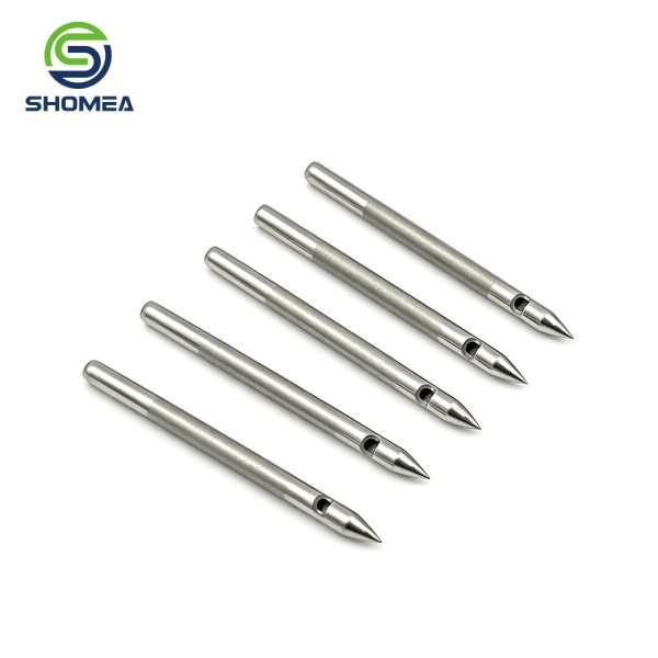 SHOMEA Medical Grade Stainless Steel Sandblasted Pen-Tip Needle with Side-Hole