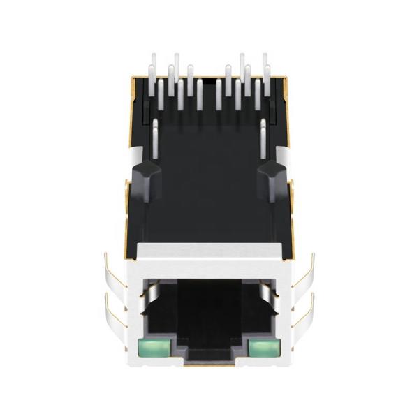Conector 1000 de Ethernet de la base-T RJ45 PoE de Tab Up HFJT1-1GHP-L17RL
