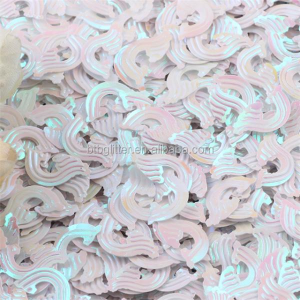 Sea Wave Sequined Fluorescent Pieces 18mm Glass Ball Stuffers and Ornaments Hand DIY Accessories