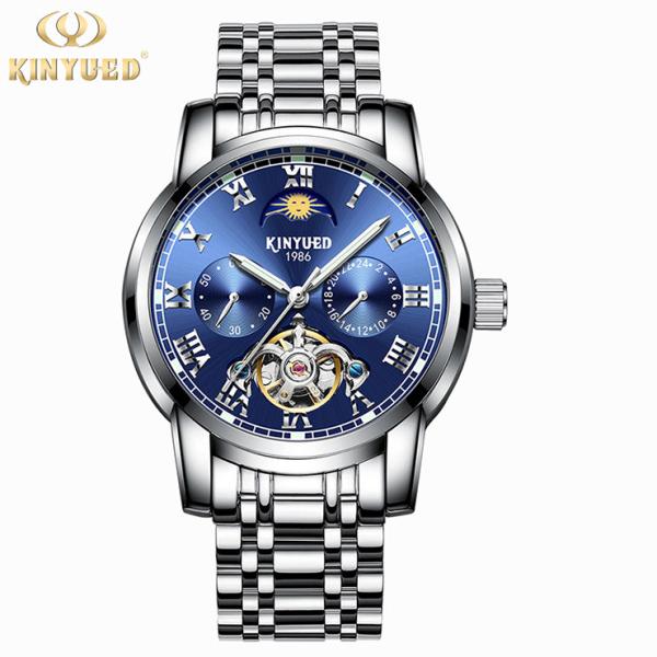 KINYUED Fashion Classic Brand Luxury Watch Automatic Mechanical Watch For Men Business Wrist Watch