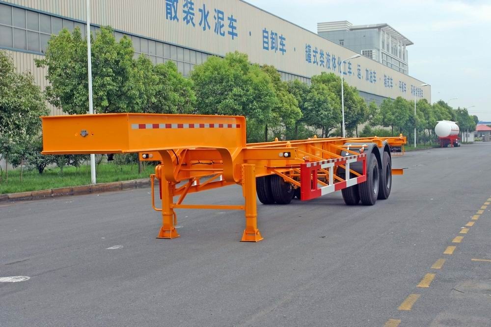 контейнер ISO шасси трейлера контейнера Gooseneck 20ft/30ft транспортируя