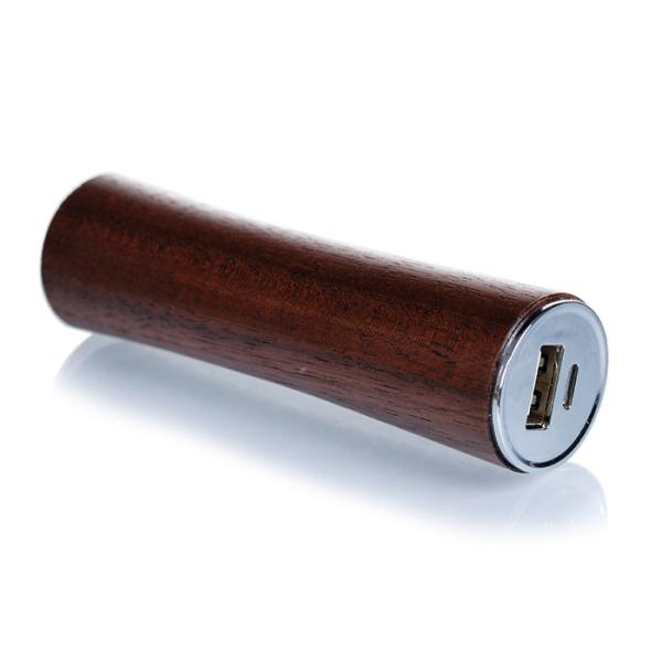 Easy Carry Carved Wood Power Bank 2600mAh With Laser Engraved Logo