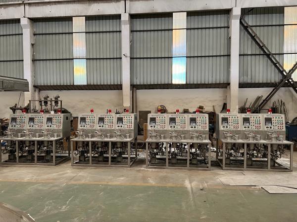 HTHP High Efficiency SUS 316L Package Yarn Sample Dyeing Machine