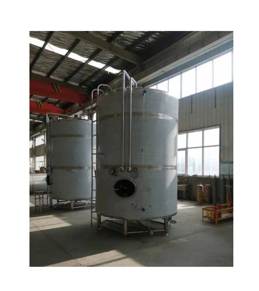 Mirror Polish Finish Stainless Steel 5000L Milk Storage Silo with Copeland Compressor