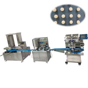 Date Cookies Stuffed Maamoul Encrusting Mooncake Making Machine Automatic