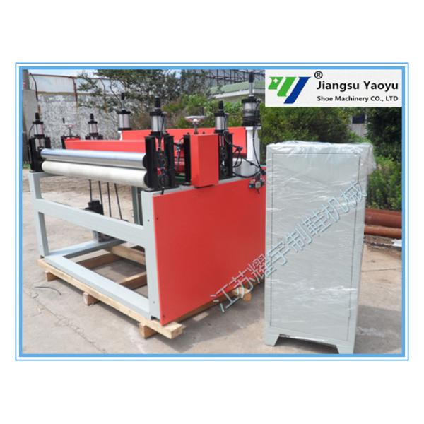 Touchscreen Display Rubber Slitting Machine PLC Control System For Leather Cloth