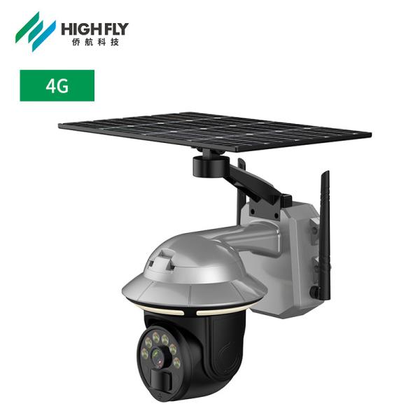 Motion Detection Two-way Audio New Wireless Garden Lights Security Monitoring 4G Solar Camera for Outdoor Use