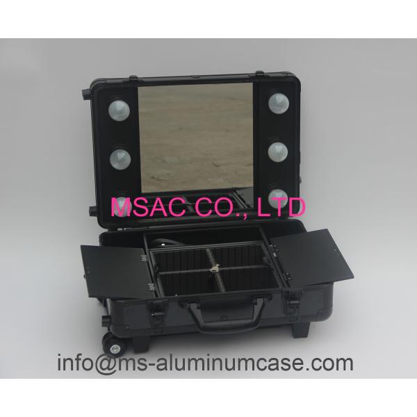 Алюминиевый Pro случай макияжа со светом