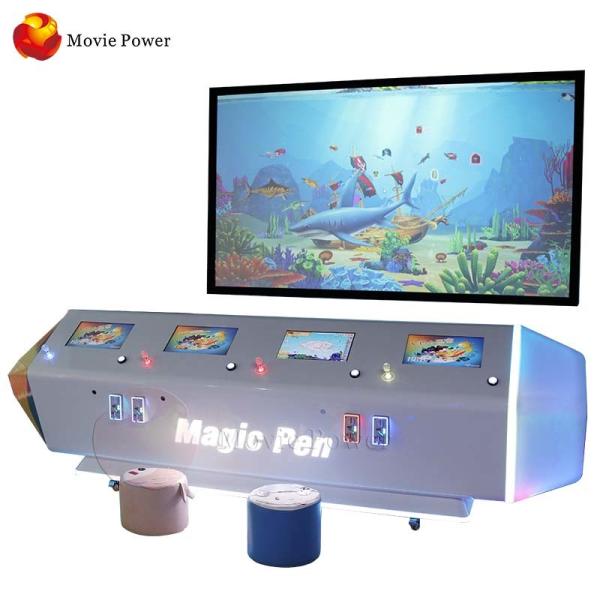 Projection de peinture interactive de jeux d'enfants d'équipement de parc à thème