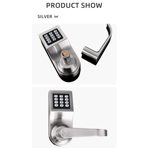 Wholesale Price High Quality Mobile TTLOCK Application Durable Granular Digital Button Swipe Card Password Door Lock