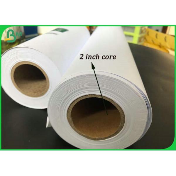 высокосортная бумага 75gr 80gr струйная 36inch 24inch белая Cad для принтеров прокладчика CAD струйные принтеры 36 75гр 80гр медленно двигают 24 высокосортной бумаги Кад дюйма белых для принтеров прокладчика КАД
