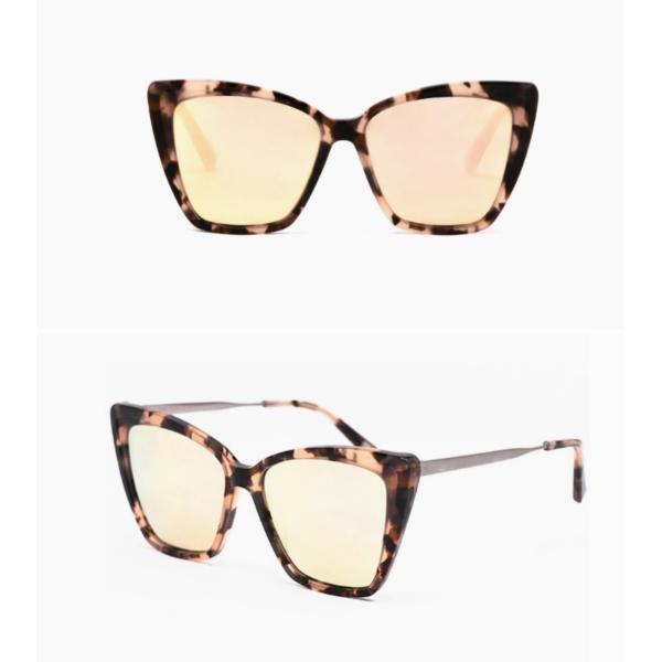 Oversized Cat Eye retro Sunglasses for Women Girls Ladies Vintage Eyewear UV 400 protection Handmade acetate