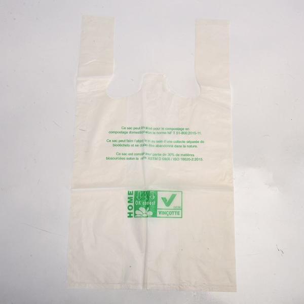 Sacos de amido de milho verde escuro para protecção do ambiente e outros produtos domésticos
