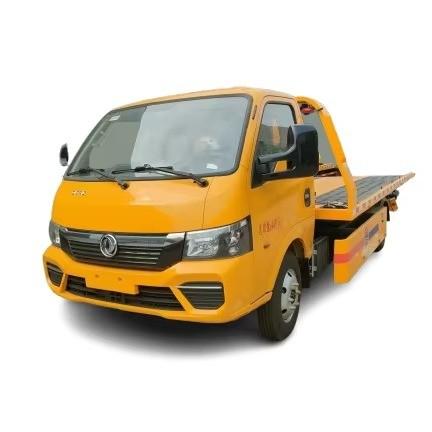China Factory Customized DFAC DongFeng Diesel Small  Wrecker Towing Truck 4X2 3Ton Flatbed Platform Tow Truck Wrecker