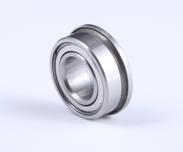 Chemical Resistance 3mm Stainless Steel Flange Bearings SMF63ZZ 3 * 6 / 7.2 * 2.5mm