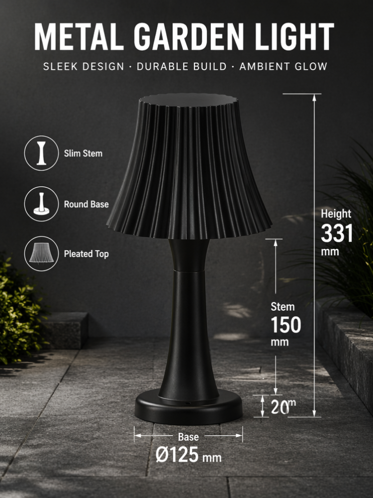 Decorative Outdoor LED Floor Lamp IP65 Waterproof Garden Accent Light For Patio Hotel